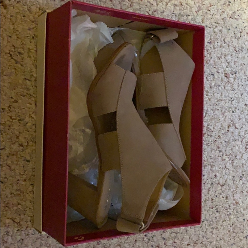 Beige sandals